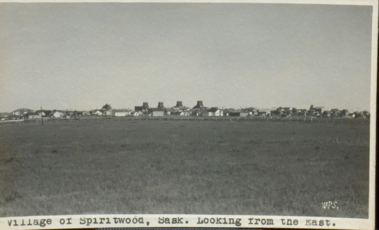 Village of Spiritwood, looking from the east